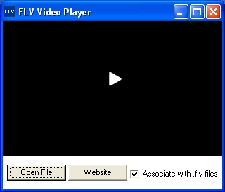 FLV Video Player screen shot